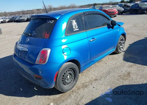 2015 Fiat 500 Sport from USA, damaged, VIN 3C3CFFBR0FT741548